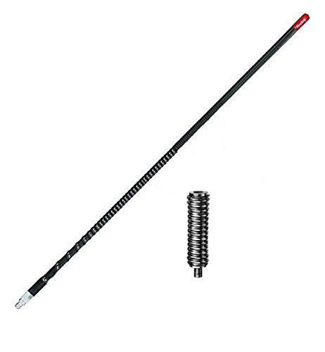4ft Black Firefly CB antenna with Antenna Spring
